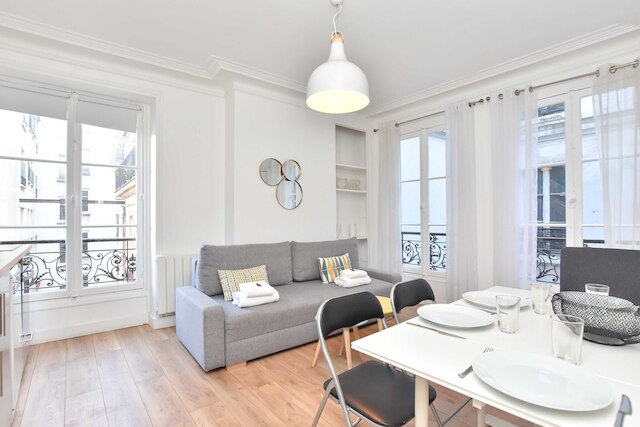 Charming 1br/4p Apartment - Louvre Museum