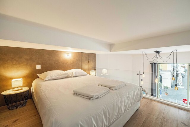 エアコン メザニン アパートメント 1ベッドルーム/2人 - プラス ガリバルディ