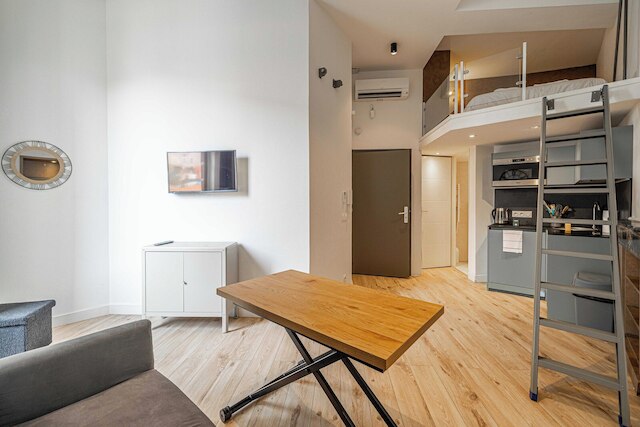 エアコン メザニン アパートメント 1ベッドルーム/2人 - プラス ガリバルディ