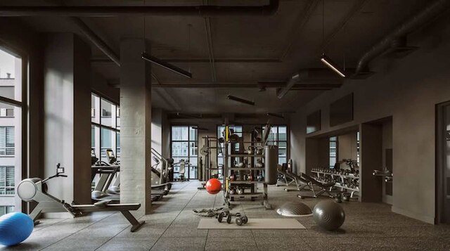 3 Bed 3 Bath High Rise With Gym Amenities