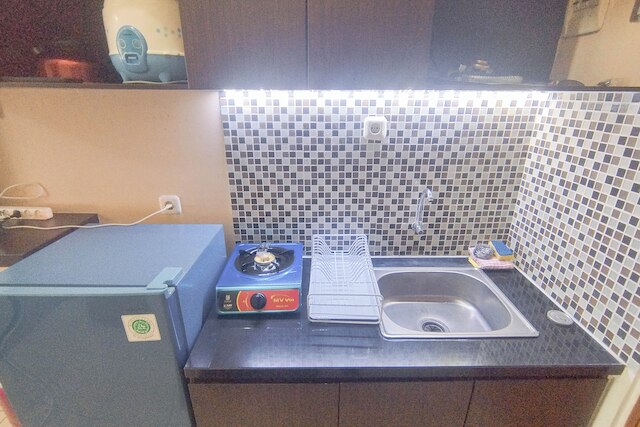 Studio Minimalist And Warm At Pavilion Permata Apartment