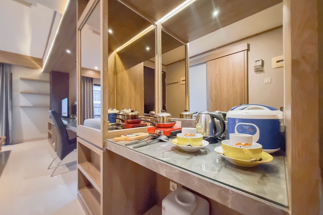 Warm And Minimalist Studio Apartment At Patraland Amarta