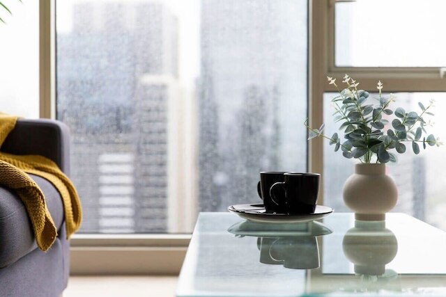 快適でスタイリッシュな 2 ベッドルーム アパートメント クラウンの隣 シティビュー