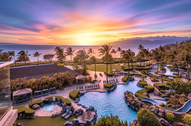 ホヌア カイ 2 フリー レンタル カーズ KBM リゾーツ ゴージャス マウンテン ビュー 5th フロア ユニット アット ホヌア カイ 2 ユニッツ, 4 ベッドルームズ HK ML-1871