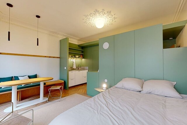 Altido Delightful 1bed Studio w Shared Co-working Space