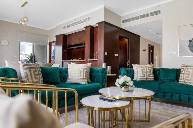 ラビッシュ 3 ベッドルーム ビサイド バージ カリファ アンド ファウンテン ビュー