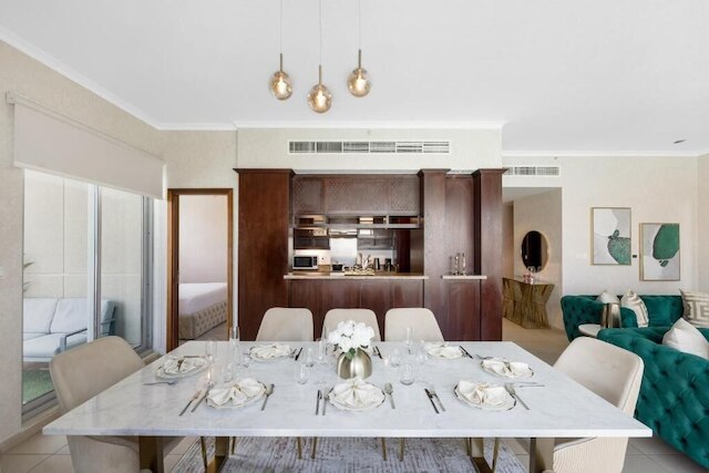 ラビッシュ 3 ベッドルーム ビサイド バージ カリファ アンド ファウンテン ビュー