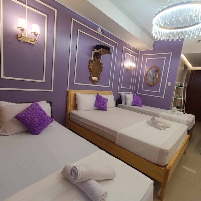 Royal Purple Cinema Room