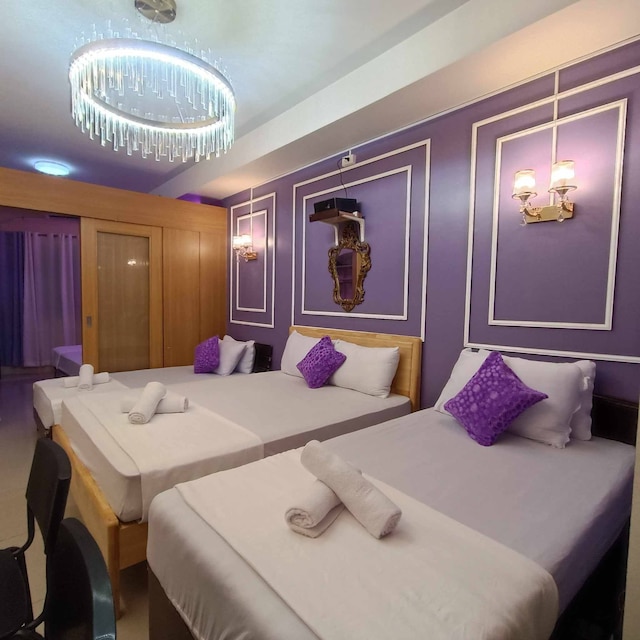 Royal Purple Cinema Room