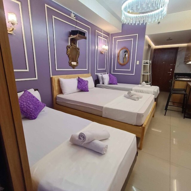 Royal Purple Cinema Room