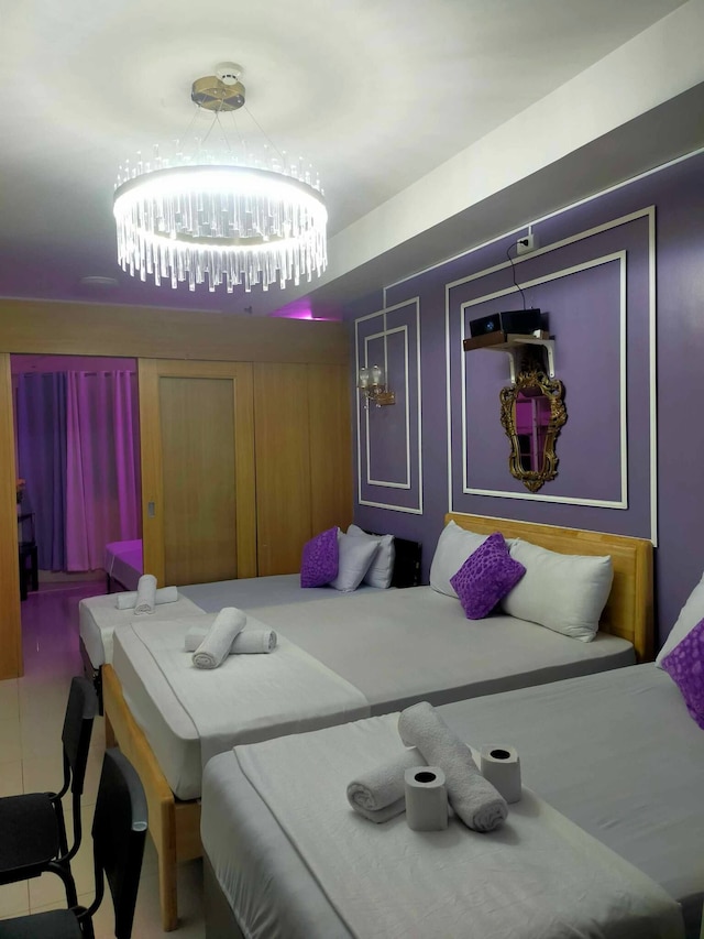 Royal Purple Cinema Room