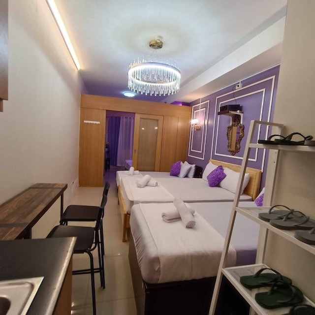 Royal Purple Cinema Room