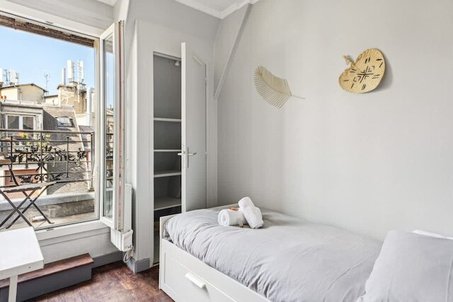 チャーミング スタジオ バルコニー イン モンマルトル バイ モビリティ