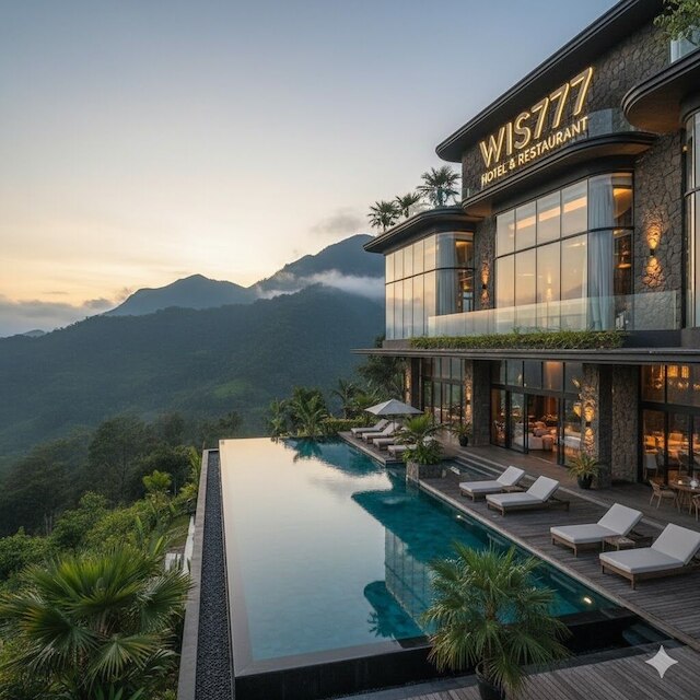 ホテル ラグジュアリー WIS777 ダン レストラン メワ