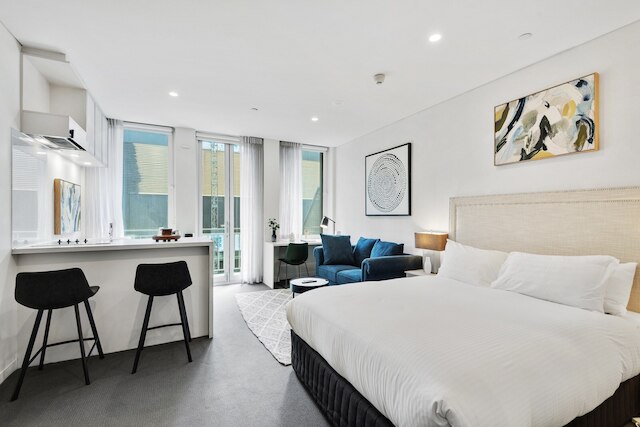 コージー 1 ベッド スタジオ イン ザ ハート オブ メルボルン