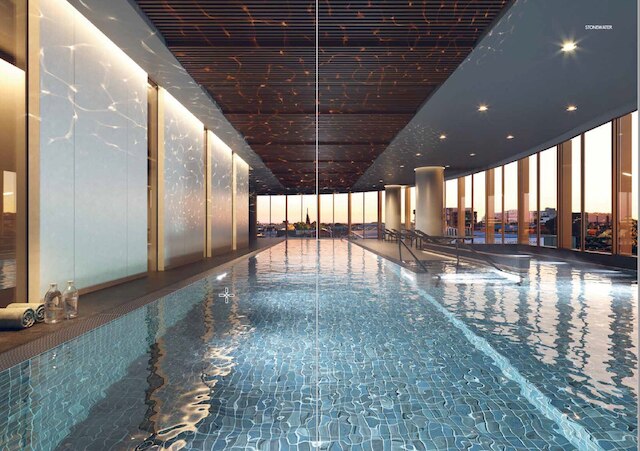 ハイライズ バルコニー ユニット ウィズ シティビューズ、ジム、プール