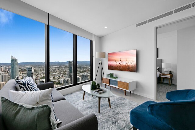 オーシャンフロント 2ベッド ウィズ スペクタキュラー ビュー プール & ジム