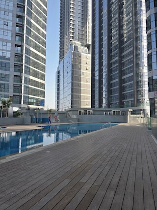 ラグジュアリー ムーン 2ベッドルーム キッチン アパートメント