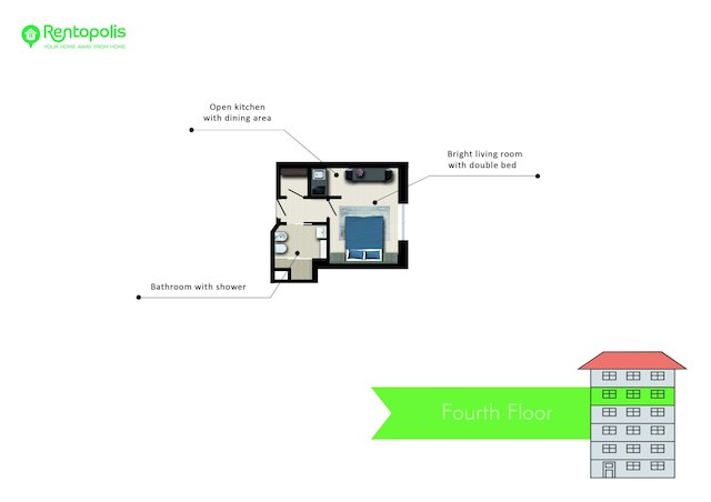 コルソ ガリバルディ - モダン トレンディ スタジオ イン ブレラ