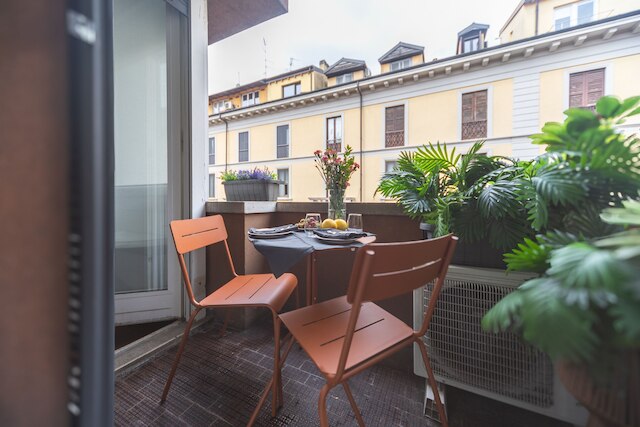 S マルコ - ブライト セントラル 1 ベッドルーム ウィズ バルコニー イン ブレラ