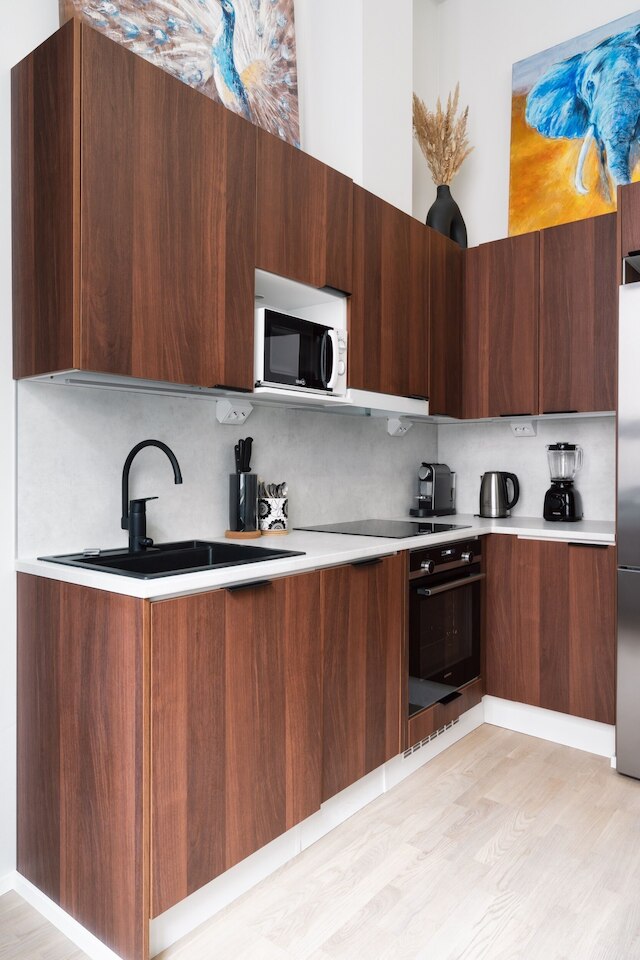 ダブル ソファ ベッド イン シェアード スタジオ