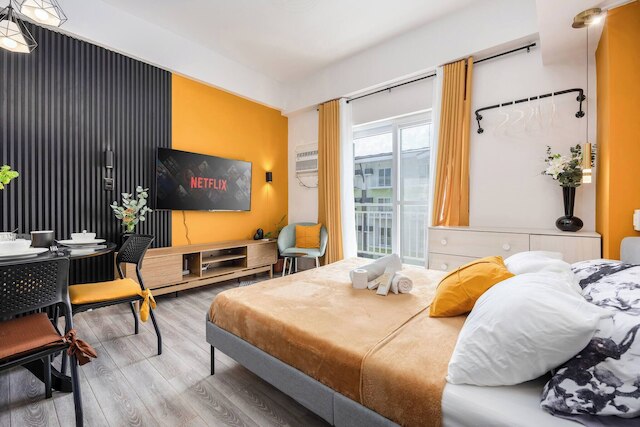 スタイリッシュ コンド 3ミニッツ トゥ エアポート プールビュー アット アマニ グランド リゾート レジデンシズ