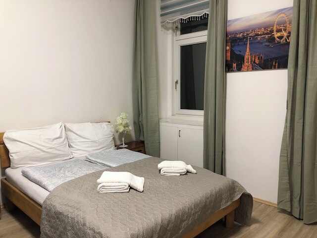 チャーミング 1ベッドルーム アパートメント ウィズ ガーデン ダニューブ