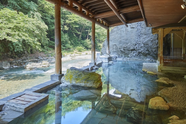 渓谷に佇む源泉湯宿 四万やまぐち館