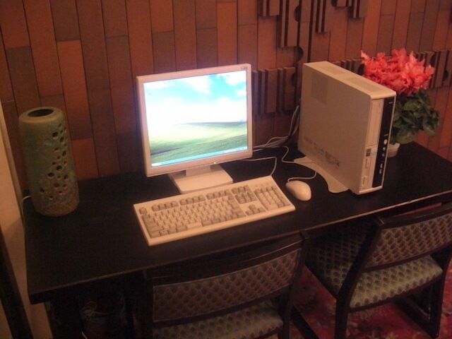 夕景湖畔 すいてんかく