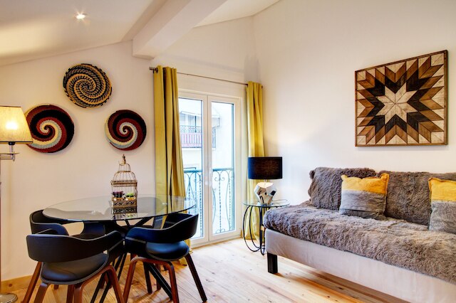 新しいスタジオ アパートメント、テージョ川を望む素晴らしい眺め