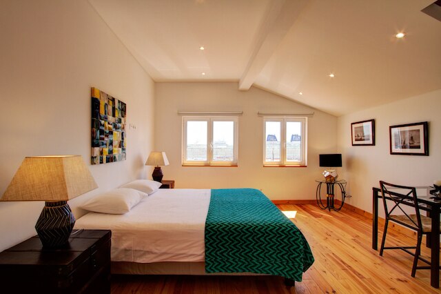 新しいスタジオ アパートメント、テージョ川を望む素晴らしい眺め