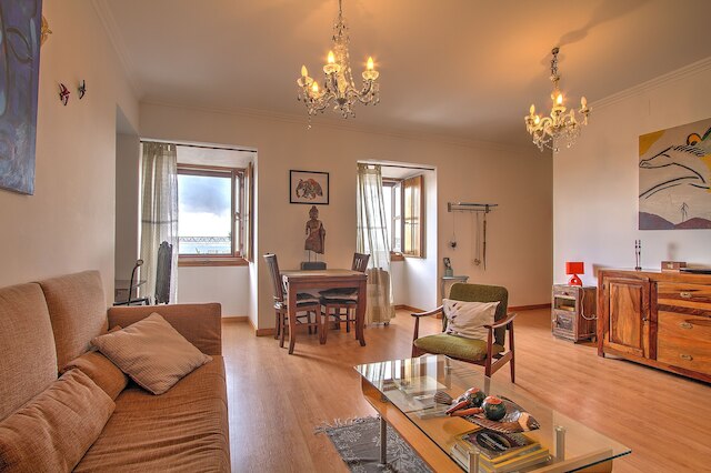 リバー ビュー、中心地 & 広々としたベッドルーム 1 室