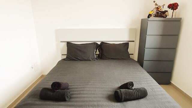 ベッドルーム アパートメント ウィズ バルコニー アンド シティ ビューズ