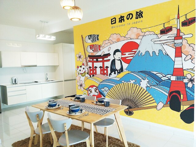 3ベッBルRー ラグジュアリー ジャパニーズ スイート - イオン ブキット インダー