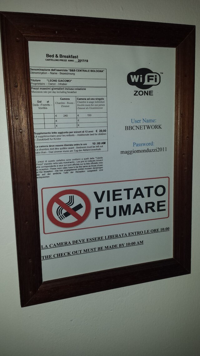 ベッド & ブレックファスト チェントラーレ