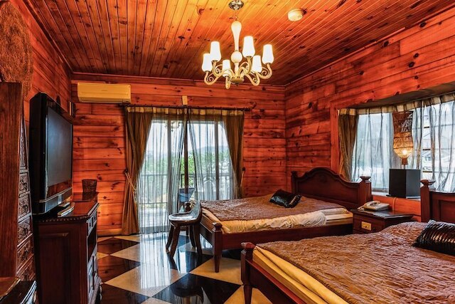 サン ムーン レイク フル ハウス リゾート (日月潭富豪群渡仮民宿)