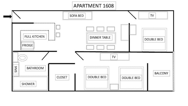 オーシャンフロントリゾートのコンド