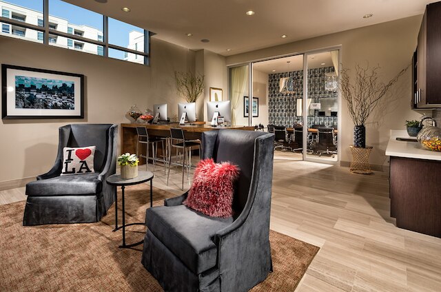 ロサンゼルス中心部にある快適なアパート