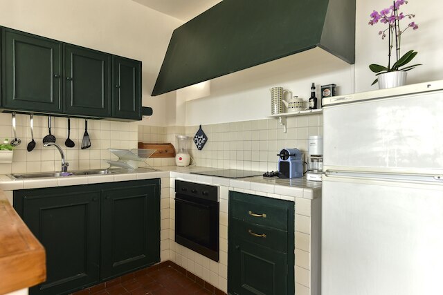 眼下にローマの景色が広がるアパートメント