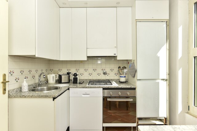 眼下にローマの景色が広がるアパートメント、テラスあり