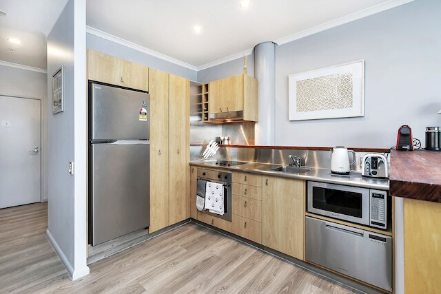 デラックス ウォーターフロント & シティ アパートメント