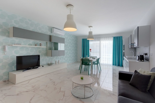 素敵なベッドルーム 2 室、アパートメント、海