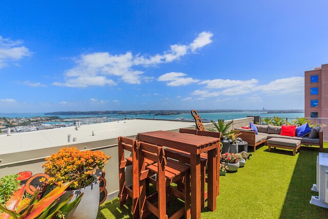 モダンなアパートメント、スカイタワーまで歩いてすぐ