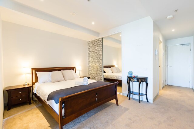 レイラ、ベッドルーム 1 室、メルボルン アパートメント