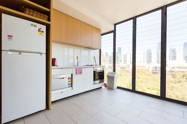 レイラ、ベッドルーム 1 室、メルボルン アパートメント