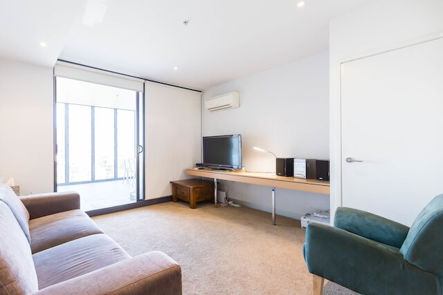 レイラ、ベッドルーム 1 室、メルボルン アパートメント