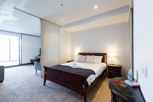 レイラ、ベッドルーム 1 室、メルボルン アパートメント