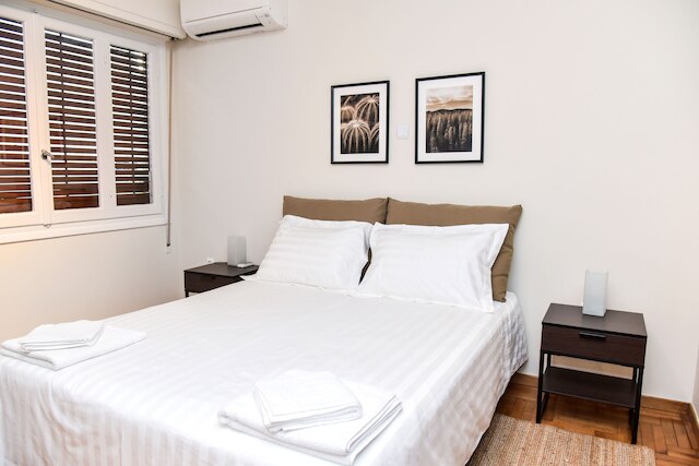 エカルシアの中央アパート、4人用2ベッドルーム