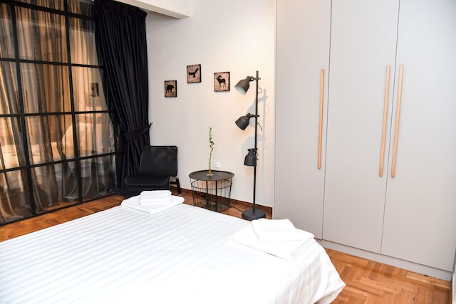 エカルシアの中央アパート、4人用2ベッドルーム