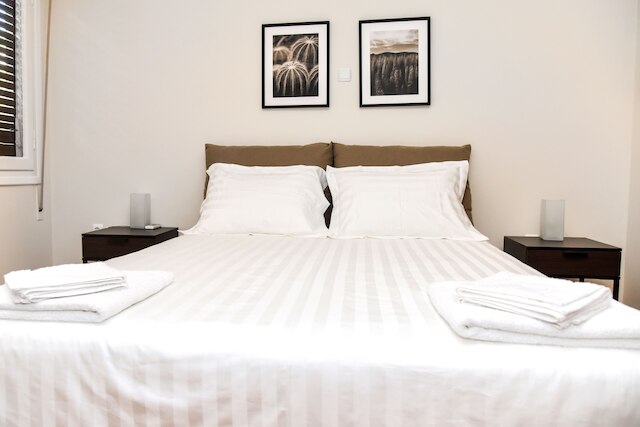 エカルシアの中央アパート、4人用2ベッドルーム